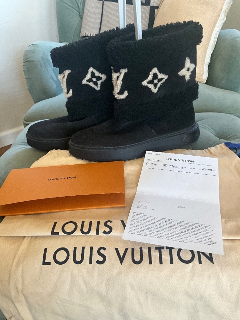 Louis Vuitton snow boots